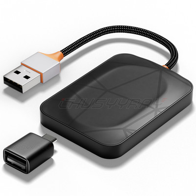 CHUSYYRAY Wireless CarPlay Adapter For iPhone Wireless Dongle USB Auto Plug＆Play