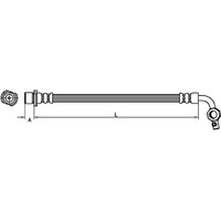 Metzger 4110100 Bremsschlauch FüR Toyota RAV 4 A1 A2