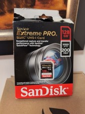 SanDisk Extreme PRO 128GB UHS-I/V30/U3/Class 10 SDXC Memory Card