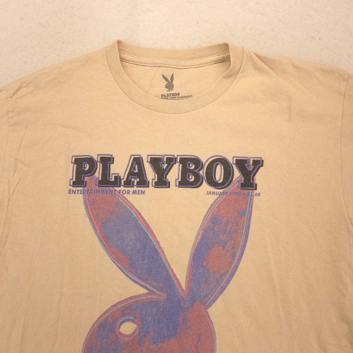 90s Made in USA PLAYBOY Tシャツ Playboy Graphic Short Sleeve Crew Neck T Shirt Mens Size Medium M