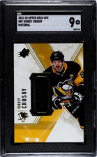 Sidney Crosby 2021 UD SPX Material, Jersey SGC 9