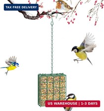 Bird Feeder for Outdoors, Suet Feeder Hanging Bird Feeder, Hanging for Garden Ya