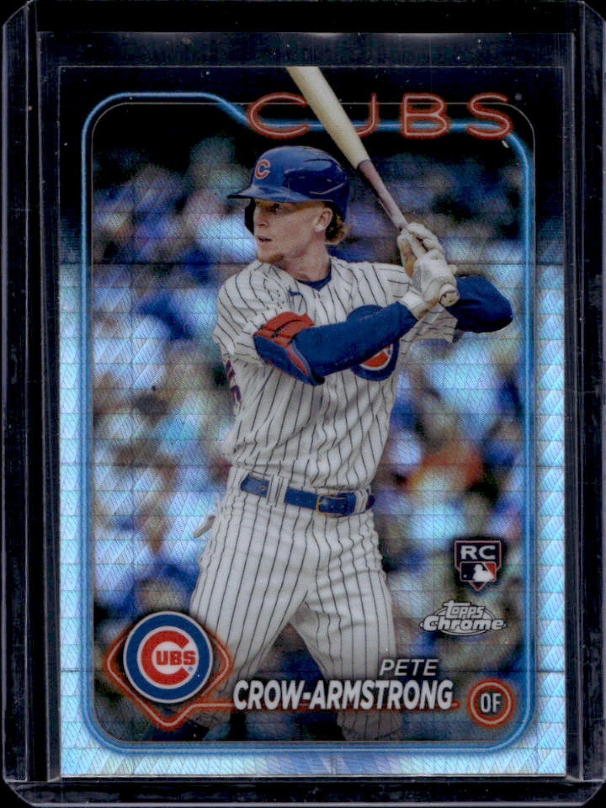 2024 Topps Chrome Pete Crow-Armstrong RC Prism Refractor Rookie #16 Cubs