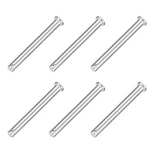 6Pcs 5/16" x 2-3/4" Single Hole Clevis Pins 304 Stainless Steel Flat Head Pins
