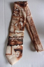 Gunsmoke TV Show Tie by Ralph Marlin Gunsmoke Duotone Collage 1998 CBS Inc.