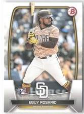 2023 Bowman Baseball Eguy Rosario #63 RC San Diego Padres