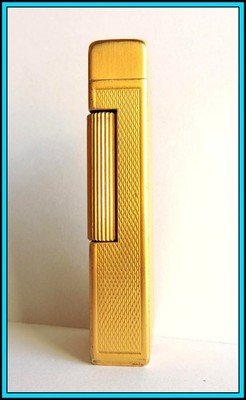 1940's DUNHILL Standard Rollalite, Gold Plated, Petrol LIGHTER