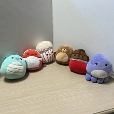 Lot Of 6 - Squishmallows 5"-6" Plushies Stuff Animals Toy Cute