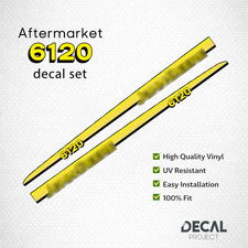 Kit Decalcomanie John Deere 6120 - Adesivi Trattore Aftermarket - Set Completo