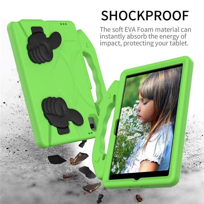 Samsung Galaxy Tab 3 A A6 A7 A8 S6 S5e S6 Lite Kids Case Stand Cover Shockproof - Image 4 of 4