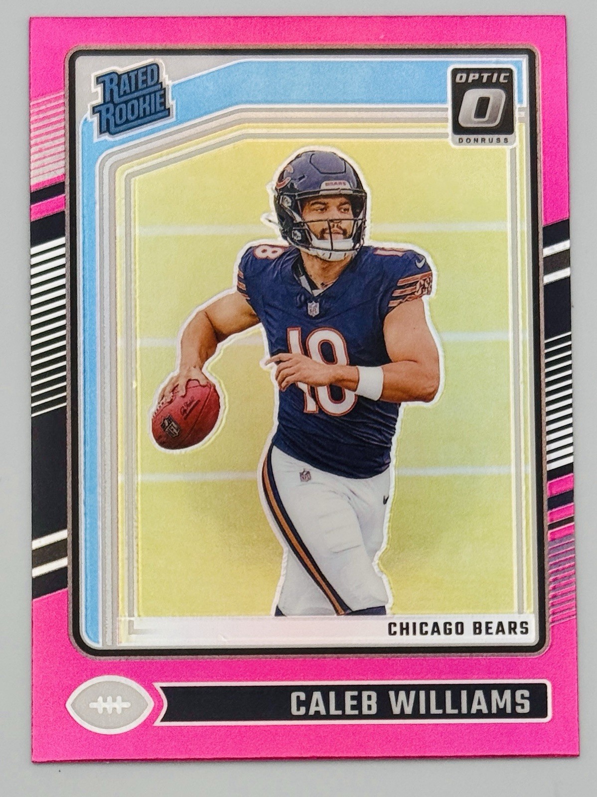 2024 Panini Donruss Optic - Rated Rookie Caleb Williams #201 Pink Prizm (RC)