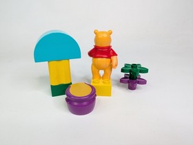 Lego Duplo Disney Winnie the Pooh's House #2981 Honeypot 8pc Set 1999 COMPLETE!