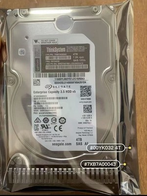 Lenovo 7XB7A00043 00YK032 ThinkSystem 3.5'' 4TB 7.2K SAS 12Gb Hot Swap 512n HDD