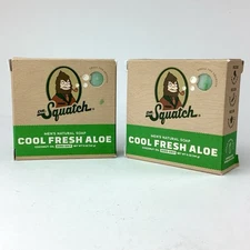 2-pack - Dr Squatch Men’s Natural Soap Cool Fresh Aloe 5 oz. NEW In Box