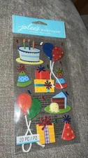 Rare!! Jolee’s boutique birthday celebrate! Large stickers. 50-50299