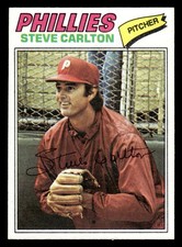 Steve Carlton 1977 Topps #110 Philadelphia Phillies