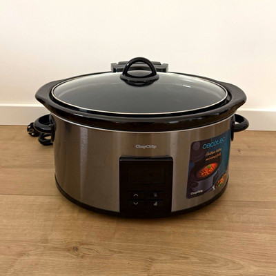 Cecotec Langsamkocher 5,5-Liter-Kocher Chup Chup Matic Essential, ovaler Keramik