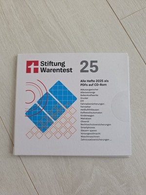 Stiftung Warentest Alle Hefte 2025 auf CD- ROM als PDFs unbenutzt wNEU
