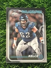 2024 Topps Chrome Football JASON KELCE #160 Base - Philadelphia Eagles