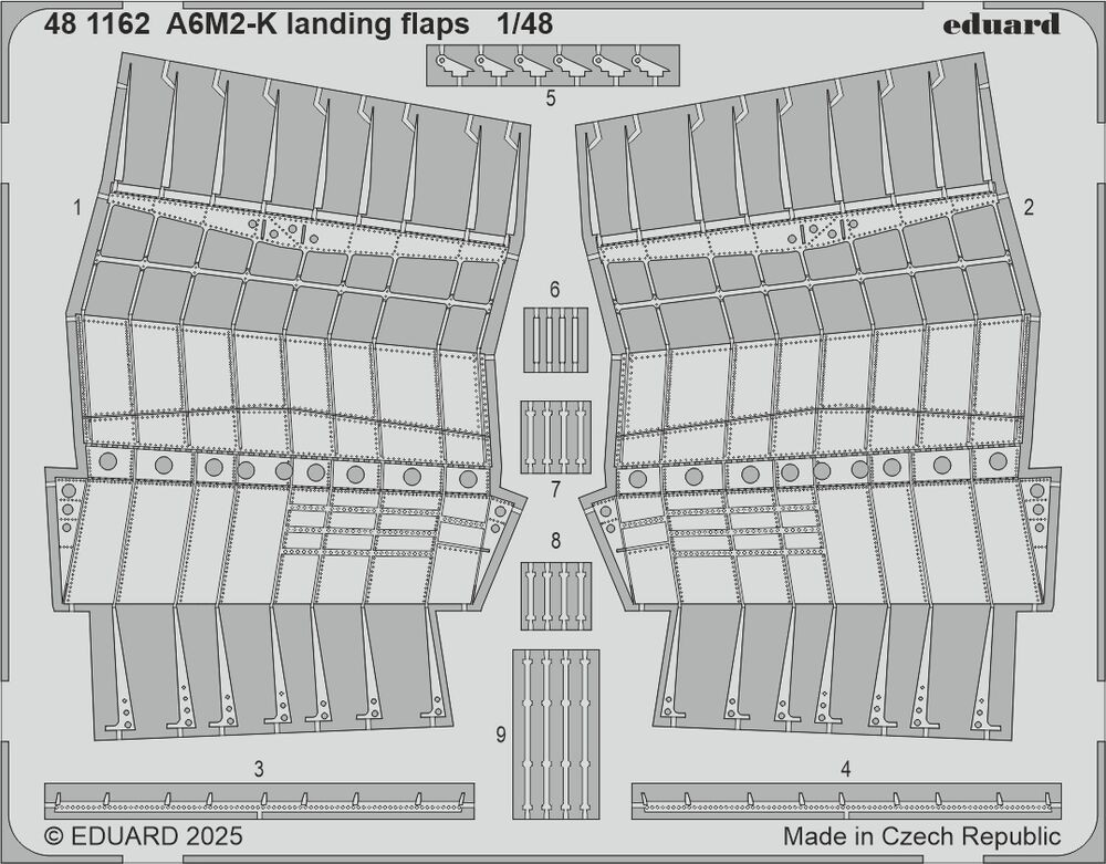 Eduard Accessories 481162 - 1:48 A6M2-K Landing Flaps EDUARD - New