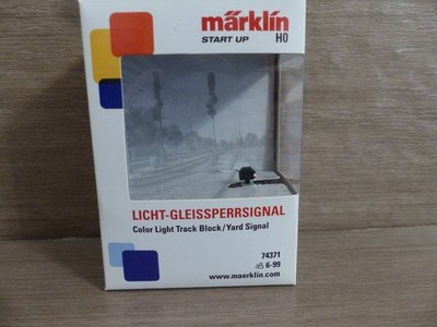 MÄRKLIN 74371 H0 Start up Licht-Gleissperrsignal Neu in OVP