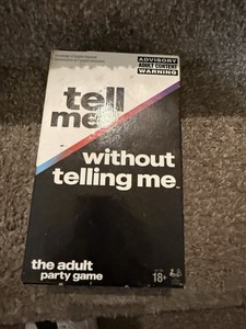 Spin Master Tell Me Without Telling Me Adult Party Card Game Complete Set 17+