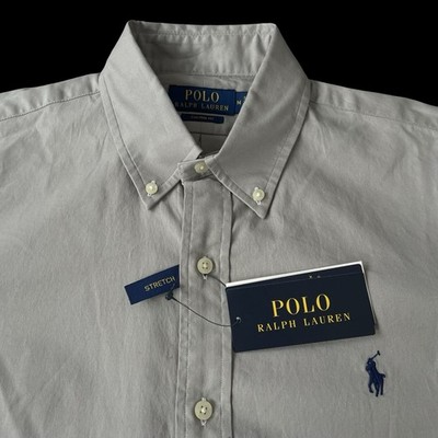 Polo Ralph Lauren Stretch Oxford Custom Fit Button Down Shirt Size