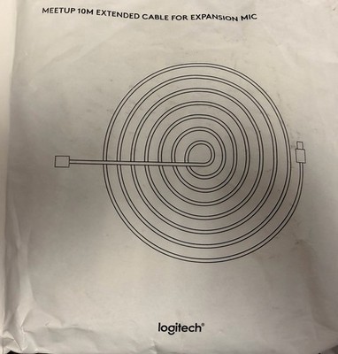 Logitech Meetup Conference 10M Microphone Extension Cable 950-000005 NEW SEALED