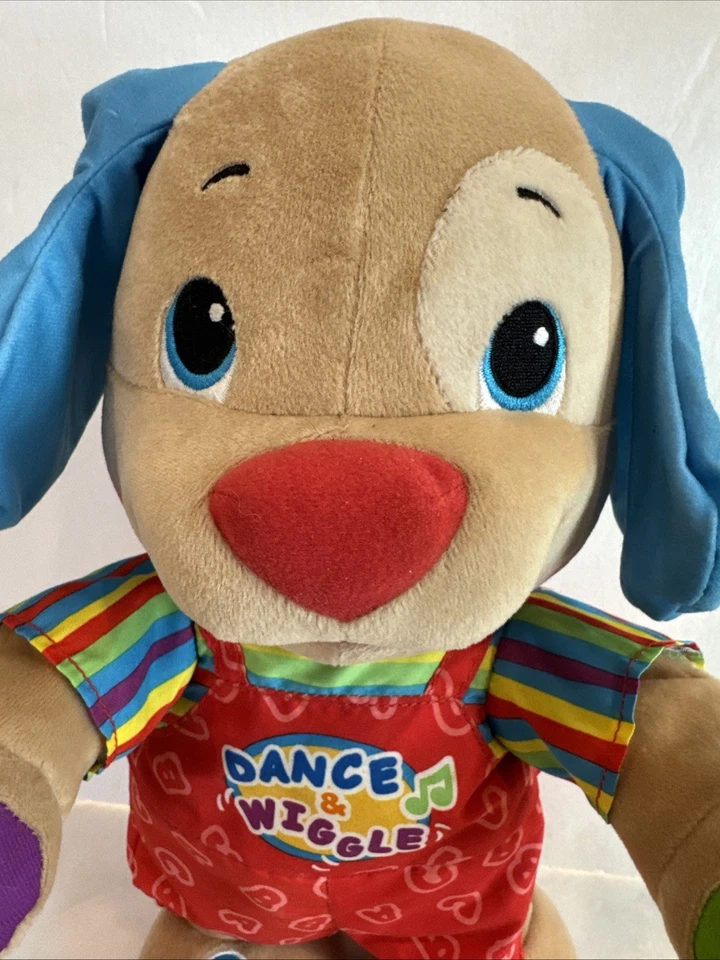 Fisher Price Dance & Wiggle Laugh & Learn Cachorro Perro Rojo Danzas Charlas Enseña ABC Foto 2 de 4