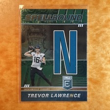 2022 Panini Donruss Elite - Spellbound Trevor Lawrence #SB-TL6 Green Letter N