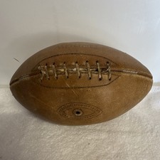 Vintage Antique Dubow Leather Football 