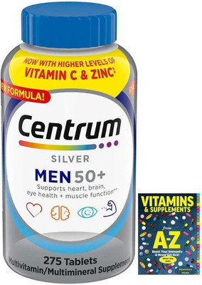 Centrum Silver Men 50+ Multivitamin, 8 Months Supply, 275 Tablets + Exclusive...