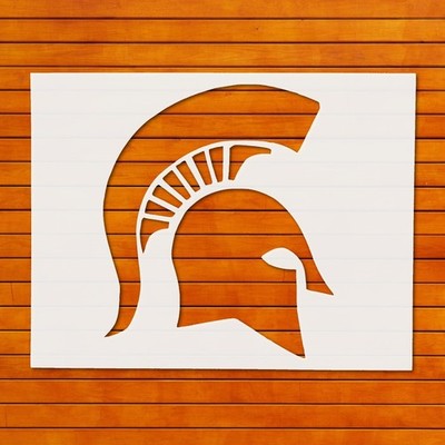 Reusable Plastic Stencil - Spartan Helmet Design Template by StencilAir