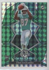 2022 Panini Mosaic Rookies Green Mosaic Prizm Erik Ezukanma #339 2l4
