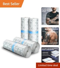 Waterproof Tattoo Aftercare Bandages - 6in x 4.4yd Transparent Healing Tape