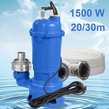 Fäkalienpumpe Schmutzwasserpumpe Schneidmesser Tauchpumpe 25000 L/h 1500W Cutter