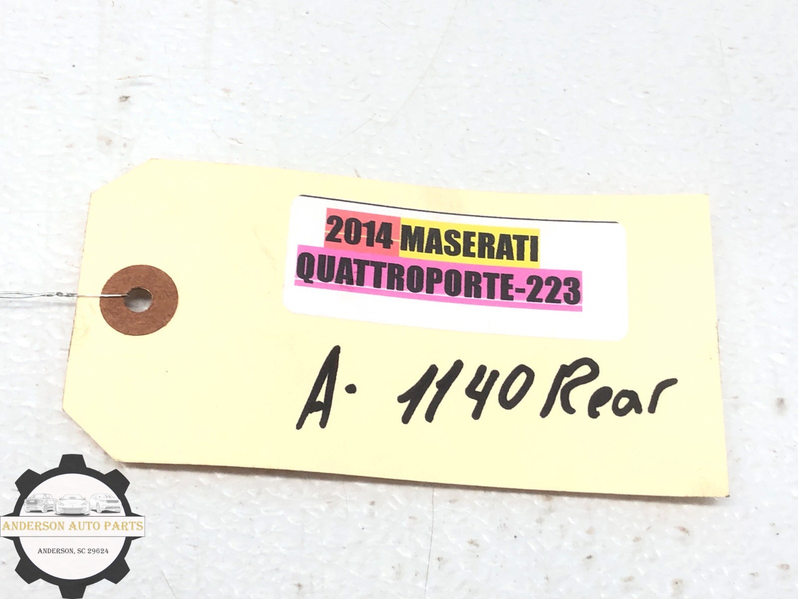 2014-2021 MASERATI QUATTROPORTE REAR TRUNK LID LOCK LATCH ACTUATOR W/HANDLE OEM