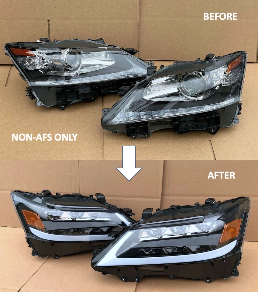 Faro para Lexus GS GS350 GS450 2013 2014 2015h LH + RH triple LED ¡actualización! Foto 2 de 4