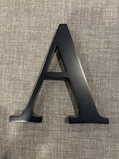 Pottery Barn Kids 8" Navy Blue Capital Uppercase Wall Painted Letter  A  