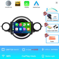 CAR STEREO RADIO FOR BMW MINI COOPER R55 R56 R57 R58 2006-14 CARPLAY ANDROID 16
