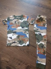 NWOT Carter's Boys Size 4T Camo/Dinosaur Snug Fitting Pajamas