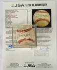 Joe DiMaggio Autographed Rawlings Baseball w/ JSA LOA