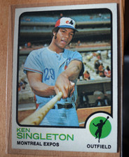 KEN SINGLETON 1973 TOPPS #232 EXPOS - clean