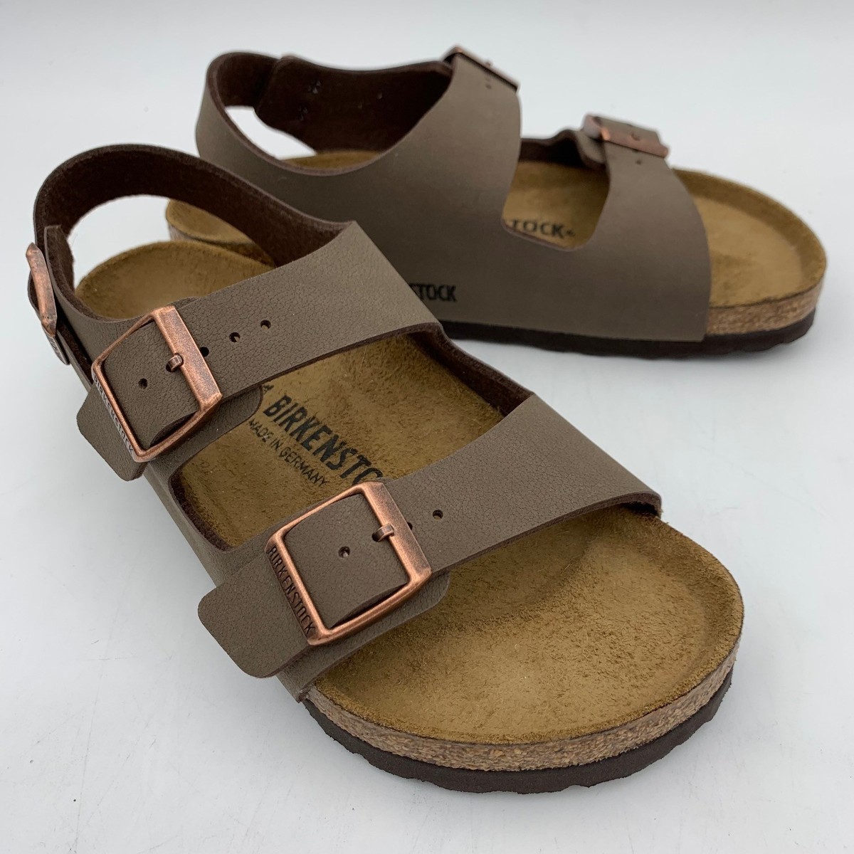 Birkenstock New w/o Box Milano Mocha Birkibuc Regular - Select