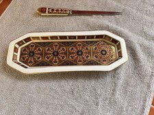 Royal Crown Derby Pen Tray & Letter Opener Old Imari