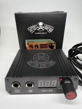 Tattoo Boutique Digital Rotary Tattoo Machine Power Supply With Power Cord Black
