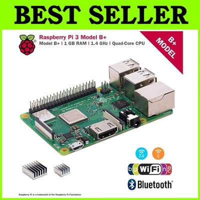 Raspberry Pi 3 B+ Bundle with 2.5A Power Supply