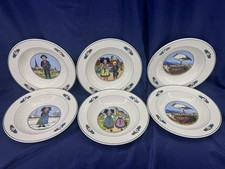 6 assiettes creuses Villeroy & Boch service Hansi - Neuves (rare)