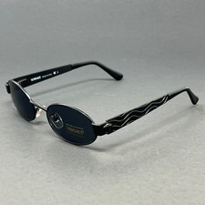 Vintage Versace Sunglasses Unisex Black Metal Frame Mod.X35 Col.028 Italy