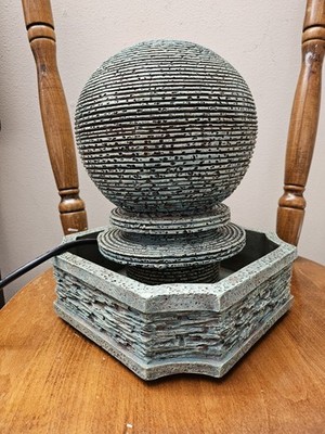 Vintage Tabletop Waterfall Water Fountain